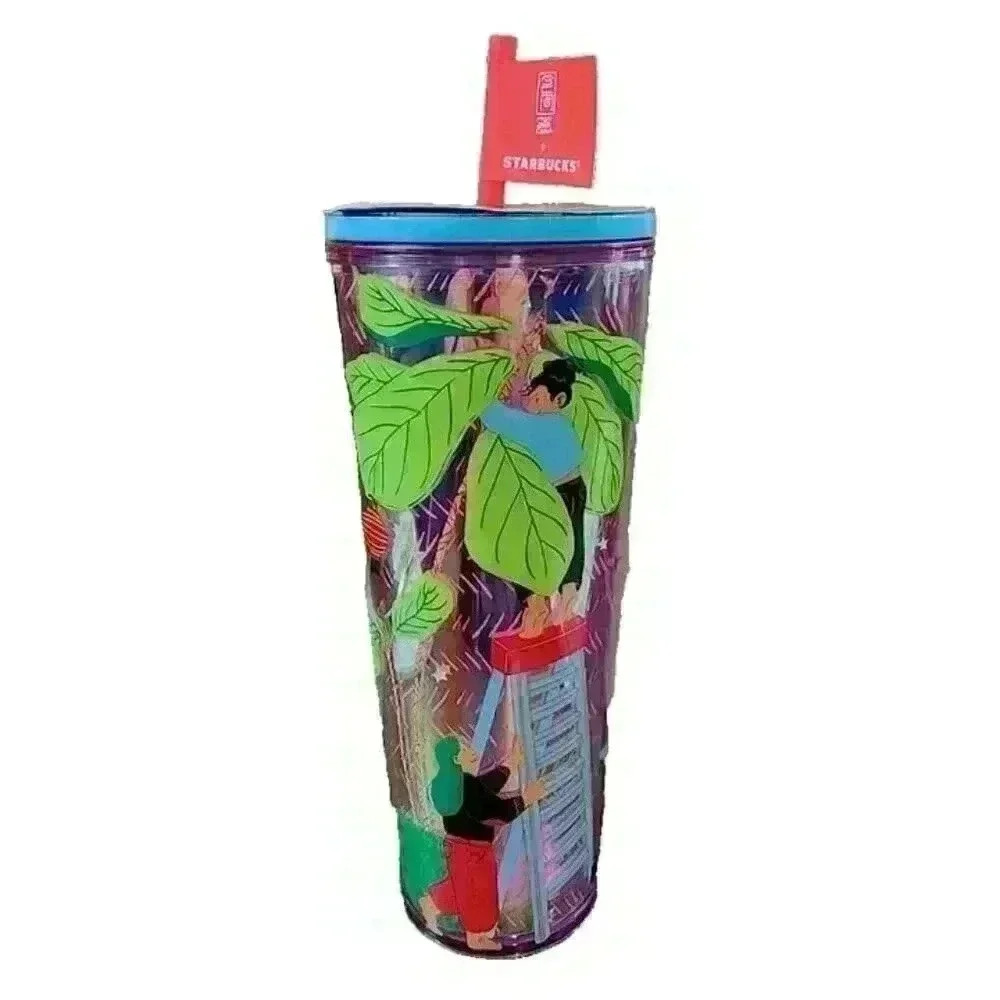 Starbucks Venti Cold Cup Mon Yee Chau 2024‎ Artists Edition 24oz Tumbler - NEW